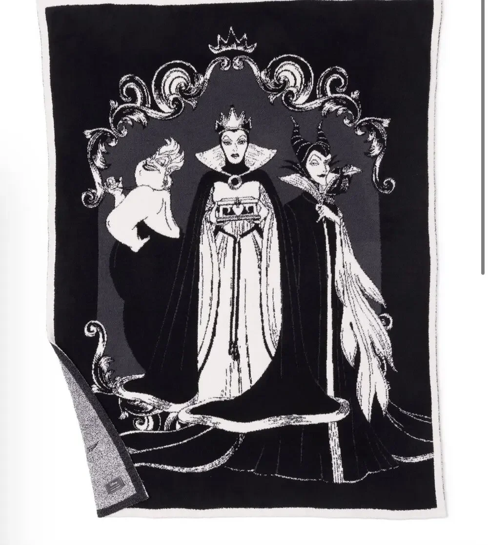 Barefoot Dreams Disney CozyChic Villains Throw Blanket 45 X 60 New
